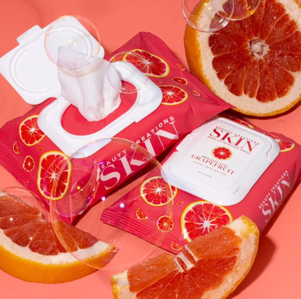 Toallitas Faciales Beauty Creations – Limpieza Refrescante con Frutas Naturales