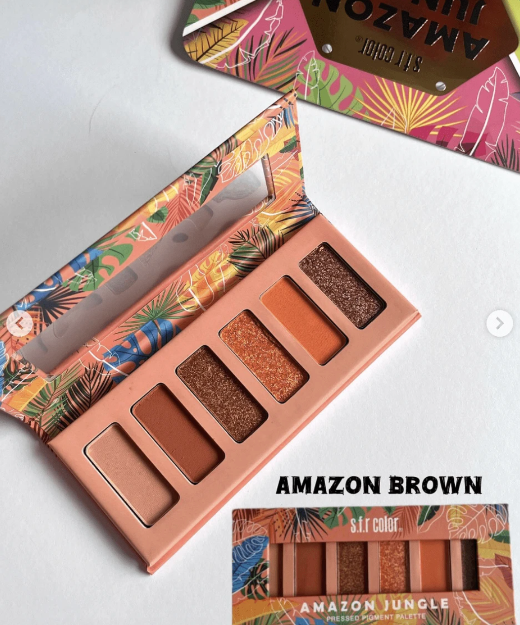 Paleta de Sombras para Ojos- Amazon Jumglle- SFR Color