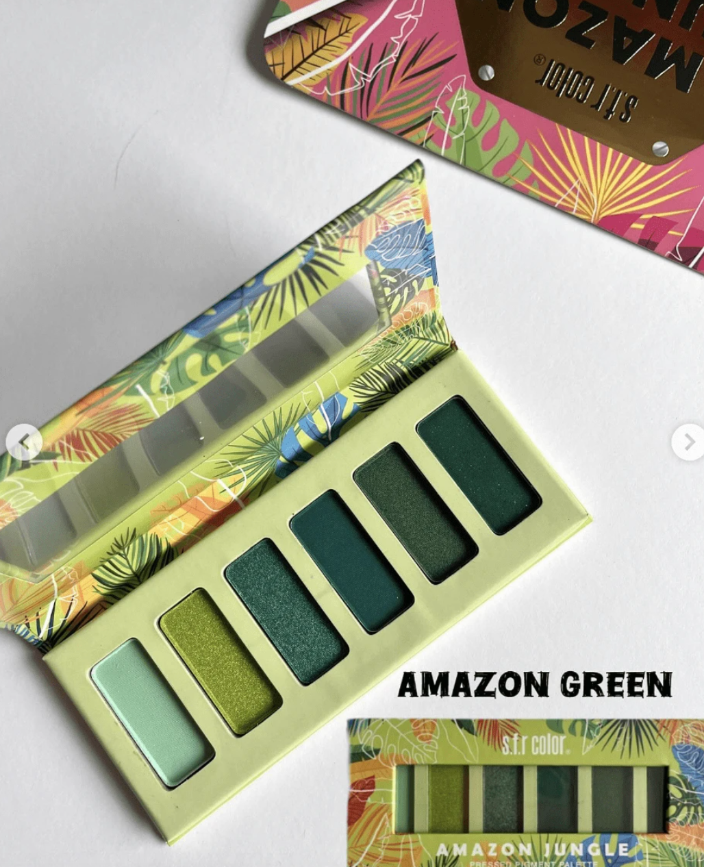 Paleta de Sombras para Ojos- Amazon Jumglle- SFR Color