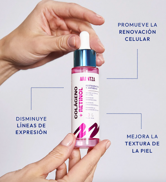 Serum Facial Retinol y Colágeno – Arantza Cosmetics