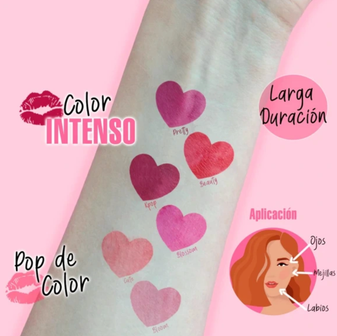 KISS LIP TINT- Pink UP