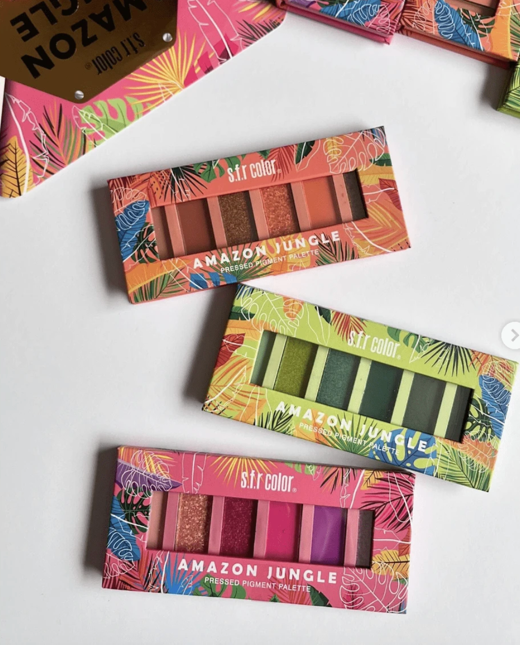 Paleta de Sombras para Ojos- Amazon Jumglle- SFR Color