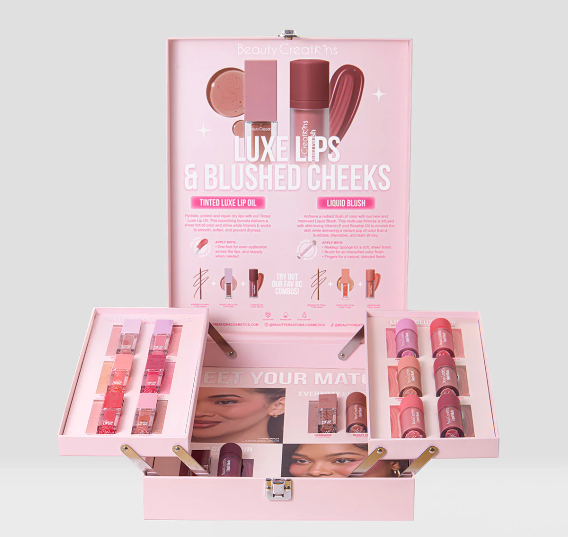 Rubor Líquido & Tinted Luxe Aceite De Labios - Caja PR Colección Completa