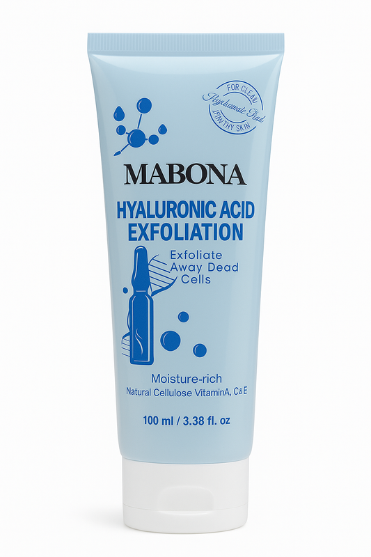 Exfoliante Facial Suave con Ácido Hialurónico – 100 ml- MABONA