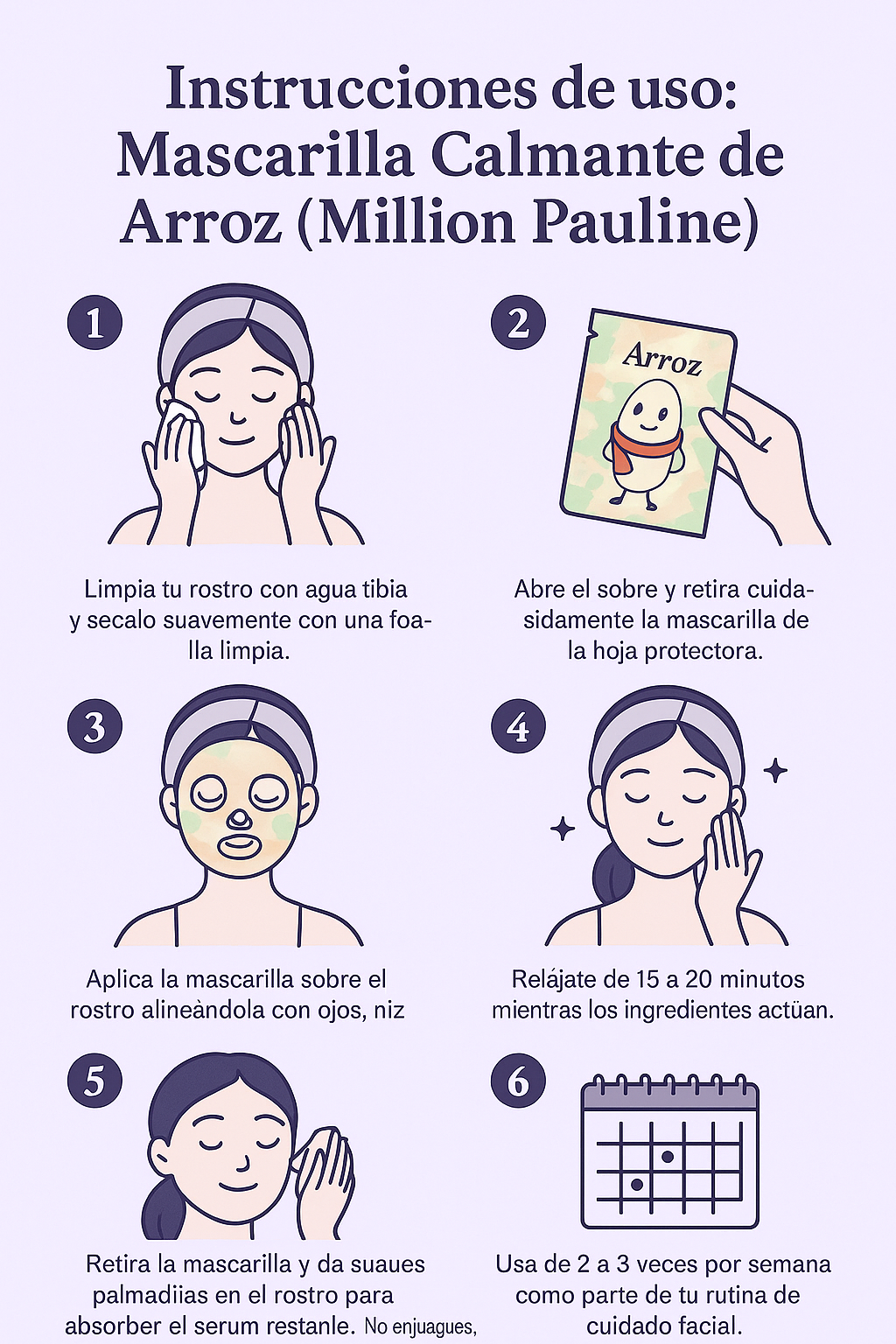 Mascarillas Faciales- Million Pauline