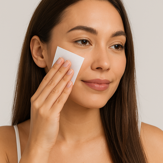 Set de Láminas Antibrillo Facial (Papel de Arroz)