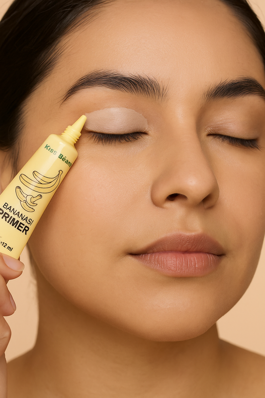 Primer para ojos, Base ligera e invisible para sombras de ojos, Eyeshadow Primer – Kiss Beauty (12 ml)