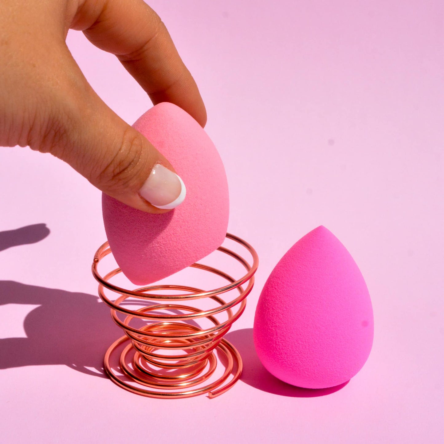 Set de Maquillaje 3 en 1 – 2 Esponjas + 1 Soporte 💖