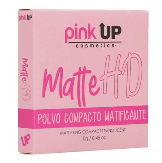 ✨ Matte HD | Polvo compacto traslúcido ✨ Pink Up