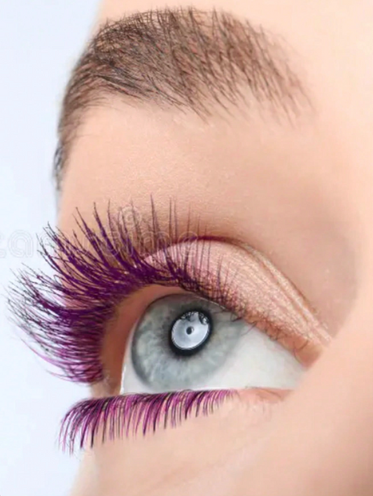 Mascara para pestañas–  Azul, Morado y Negro, Rímel Voluminizador IONI