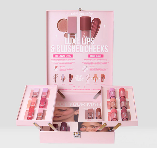 Rubor Líquido & Tinted Luxe Aceite De Labios - Caja PR Colección Completa