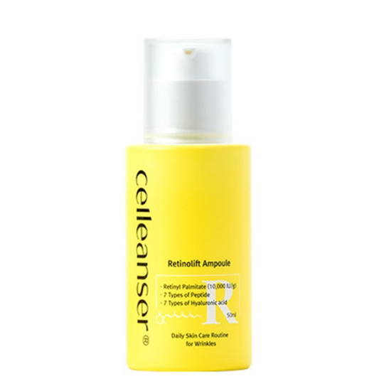 Celleanser Retinol Serum con Péptidos y Ácido Hialurónico