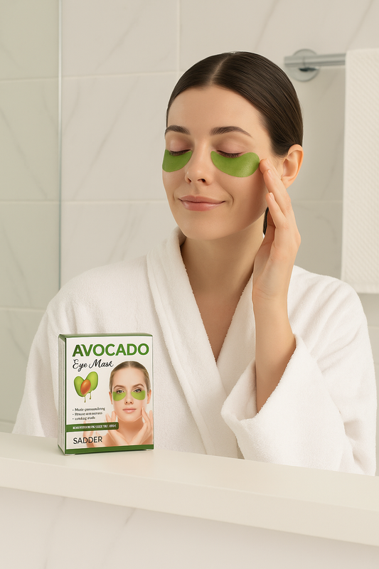 Mascarilla para Contorno de Ojos con Extracto de Aguacate – 60 Piezas- SADOER